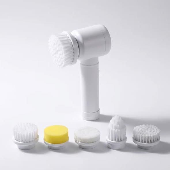 Cordless Electric Cleaning Brush — 5-in-1 Power Scrubber