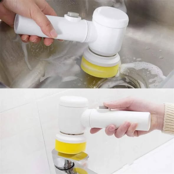 Cordless Electric Cleaning Brush — 5-in-1 Power Scrubber