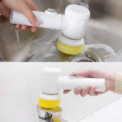 Cordless Electric Cleaning Brush — 5-in-1 Power Scrubber