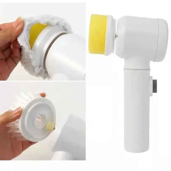 Cordless Electric Cleaning Brush — 5-in-1 Power Scrubber